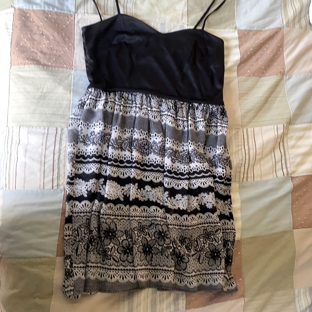 Black and white sun dress